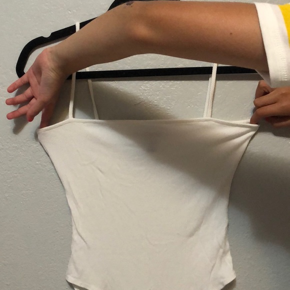 Square neck thin strap body suit - Picture 3 of 3